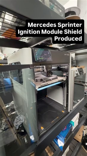 This is how we make them out of carbon fiber reinforced material - Ignition module shield, protect yours today. Go to www.sprinterarmor.com. #sprinter #sprinter4x4 #sprintervanlife #sprintervan #sprintervanconversion | Sprinter Armor