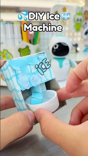 🧊DIY Ice Machine!? #diy #diycrafts #cutecrafts #papercraft #crafts #craft #cute #thingstodo