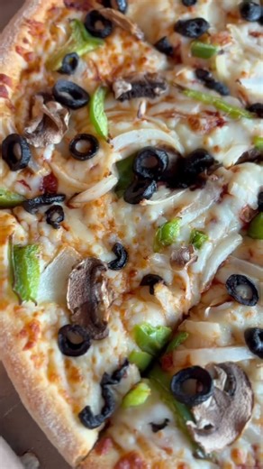 How yummy do those pizzas look?! Get some delicious pizzas for 50% off at Domino's this week! 🍕 #fyp