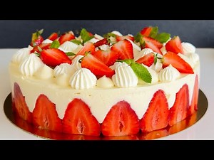 RECIPE OF STRAWBERRY WITH DIPLOMAT CREAM !! FRESH, LIGHT AND UNCTUOUS!!