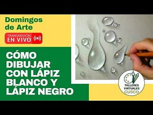 Cómo dibujar con lápiz blanco y lápiz negro - Grisalla - DOMINGOS DE ARTE