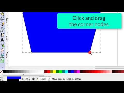 Inkscape - Trapezium
