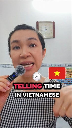 TELLING TIME in Vietnamese 🇻🇳⌚ Southern Accent | Learn Vietnamese with Linh #Shorts #LearnVietnamese