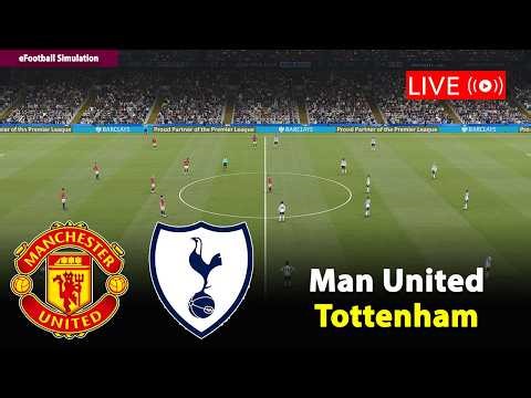 🔴Man United vs Tottenham | England Premier League 25/26 Match | PES21 Game Simulation