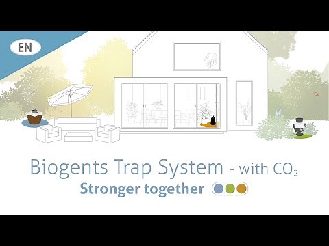Biogents Mosquito Trap System with CO2 Indoors & Outdoors