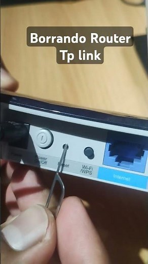 ✅ How to RESET any TP LINK ROUTER I #hardware #pcgaming #pc #wifirepeater #technology