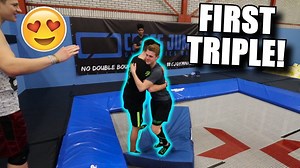He Did His First Ever Triple Flip!