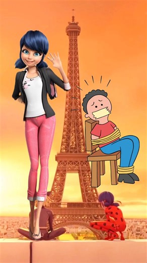 Miraculous ✨ characters is KIDNAPPED 😱#miraculous #ladybug #marinette #youtubeshorts #shorts