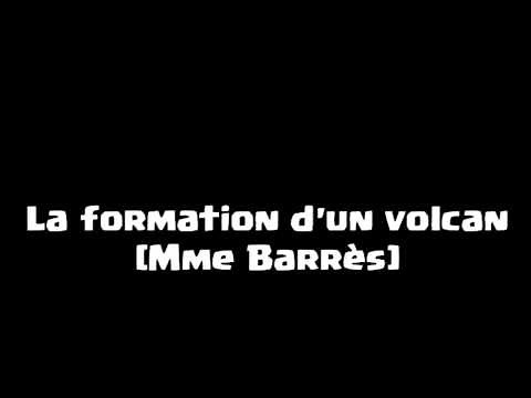 Formation d'un volcan