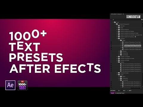 1000+ Text Animation Presets For After Effects | Motion Graphics