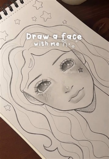 Draw a face with me #sketch #drawing #art #facedrawing #drawingtutorial