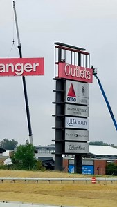 Out with the old, in with the BOLD! Big signs…big impact, here @tangeroutletsgrandrapids ! ~Our team here at Midwest Sign Company, has worked together to design, fabricate, and install this brand new Tanger sign with precision and care. We are proud to bring quality signage to life, that stands out day and night. . . #midwestsignco #signageexperts #qualityineverydetail #signinstallation #tangerstyle #freshnewlook #newseasonnewsign | Midwest Sign Company
