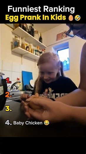 Funniest Ranking Egg Prank in Kids