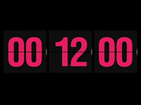 12 Minutes Pink Timer ⏳ Soft Aesthetic Countdown