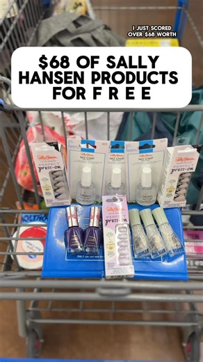 savannah on Instagram: "F R E E SALLY HANSEN PRODUCTS AT WALMART👀🔥 - Remember clearance always varies store to store… but that also means your prices may be lower than mine! - I recommend scanning one of each of the different varieties of the Sally Hansen nail polishes on the Walmart app and then scroll through the different shades to see if any of them are on clearance;) - I saw @dealdropruby & then @savinggwithnicolee post about this clearance so I hadddd to go check it out for