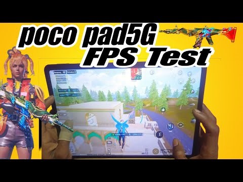 poco pad 5g bgmi FPS Test😍HDR+Extream 120fps|4k Graphic setting #mithleahgamingyt