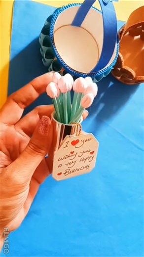 DIY Mini Bouquet for Dollhouse 💐 | Mini Flower Bouquet Tutorial | Nesh DIY Crafts #diy #asmr #shorts