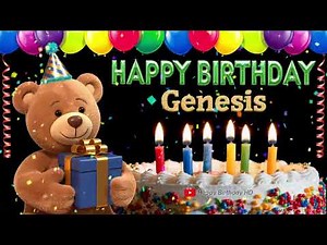Genesis Happy birthday To You - Happy Birthday song name Genesis 🎁 🎂