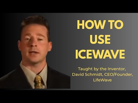 Learn how to Apply LifeWave IceWave Pain Patches from the Inventor, David Schmidt