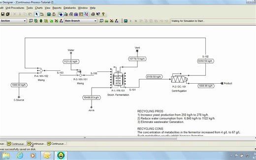 SuperPro Designer软件学习系列教程三-Continuous Process Tutorial Part2