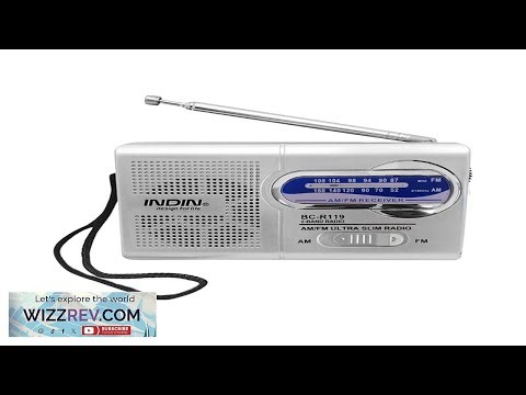 BC R119 Radio AM FM Battery Operated Portable Radio Best Reception Longest Lasting