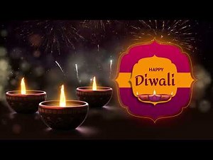 Happy Diwali Wishes Greeting Animated Video | 4K | FREE TO USE