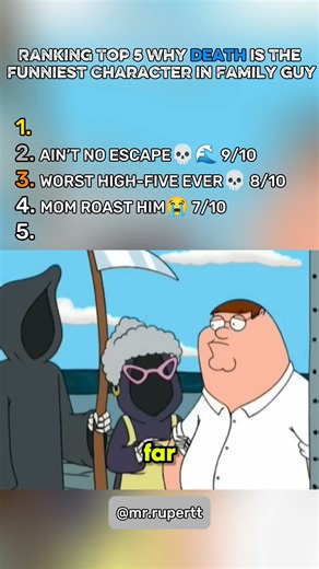Funniest Death Moments in Family Guy 😂 | Ranked #familyguy #deathfamilyguy #funnymoments #death