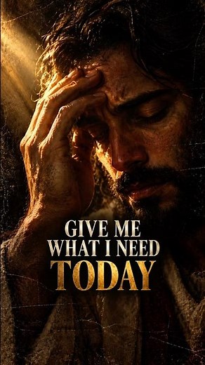 God, Give Me What I Need for Today 🙏🏽 | Morning Prayer
