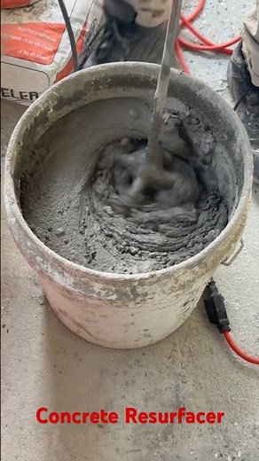 Concrete Resurfacer & Self Lever#backyard#concrete#selflevelling#resurface#pavers#brick#bricks#epoxy