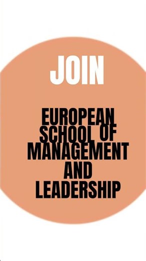 Start your journey with European School of Management and Leadership and lead with purpose!