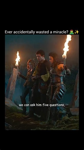 Luthar on Instagram: "Ever accidentally wasted a miracle? 🧟‍♂️✨ In this hilarious sequence from Dungeons & Dragons: Honor Among Thieves, our band of adventurers uses a magical talisman to interrogate the dead. The rules are simple: you get five questions, and then the corpse returns to its eternal rest. However, things go south quickly when Edgin (Chris Pine) accidentally burns through his questions with mindless chatter and unintended "okays," leaving the team scrambling for actual information