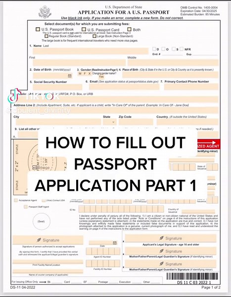 How to Fill Out a Passport Application Guide