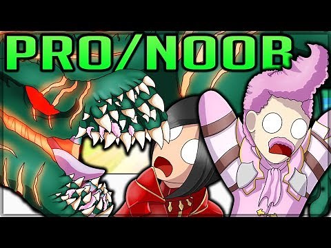 POWER OVERWHELMING - Pro and Noob VS Monster Hunter World Multiplayer! (Deviljho Find and Fight)