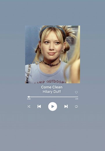 Hilary Duff Come Clean Lyrics Analysis