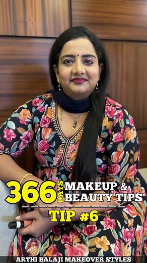 Tip 6 - Makeup Tip 😍 #orangecolorcorrector #colorcorrector..For bridal makeup / course ☎️ 9500076778 #makeuptips #beautytips #skincaretips #haircaretips #arthibalajimakeoverstyles | Arthi Balaji Makeover Styles at Pearls Beauty Lounge & Bridal Makeup Studio