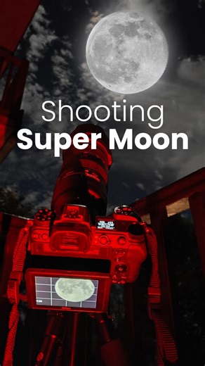Sarath Prabhav | Here's simple tips to shoot the full moon with a camera | Instagram