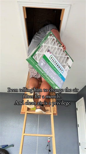 Why does my wife keep saying clean air is a privilege?! #dadsoftiktok #cleanair #filterbuypartner @Filterbuy INC