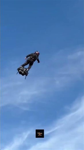 He’s Literally Flying on a Jet Hoverboard! 😳🚀 | Real-Life Sci-Fi#jet hoverboard#flyboard#technology