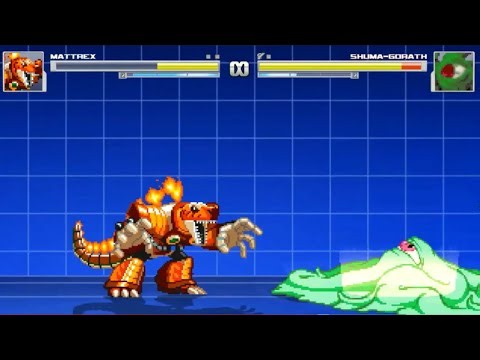 MUGEN Mattrex Defeat animation(kemoryona vore)