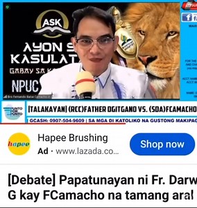 Fr. Darwin Gitgano VS Pastor Camacho: | Rev. Fr. Darwin Añober Gitgano