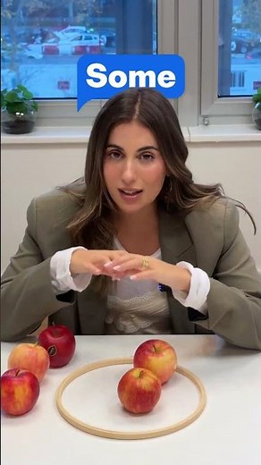 Learn English quantifiers with Apples 🍎