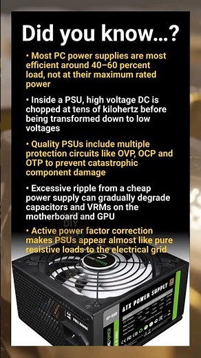 PC power supply insights ripple, efficiency curves and protection circuits explained