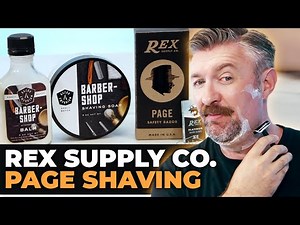 First Shave with the NEW Page Aluminum Three Piece Razor From Rex Supply Co.