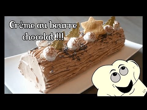 Crème au beurre chocolat "spécial bûches"