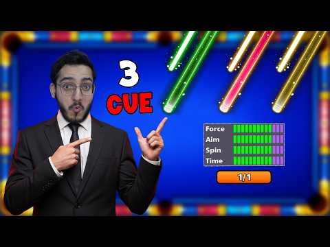 3 CUES LEVEL MAXED IN 8 BALL POOL 😱‼️