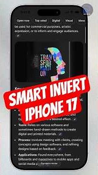 Is Your iPhone 17 Screen Too Bright at Night? Enable Smart Invert