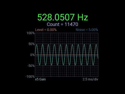 純粋 ソルフェジオ周波数 528Hz [No Music] 本物 / pure real solfeggio frequencies 528Hz