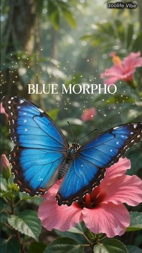 Nature’s Masterpiece: How the Blue Morpho Butterfly Emerges & Feeds 🌸
