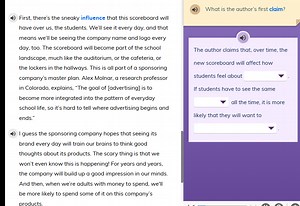 What is the author's first claim?Fill in the blanks:  The au... | Filo