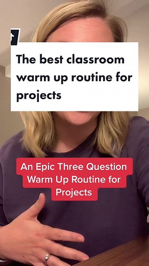 Engaging Warm Up Routine for Classroom Projects